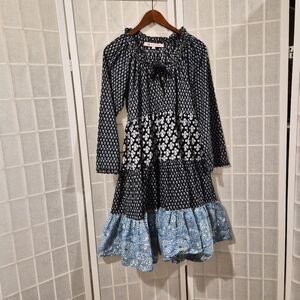Ro's Garden Cotton Dress Sz L
